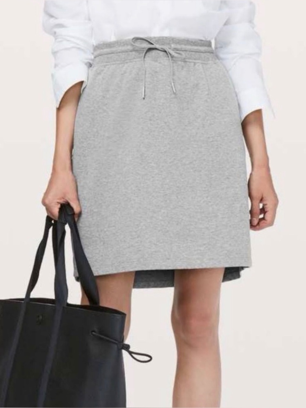 Lululemon Start Anew Skirt in Heather Gray